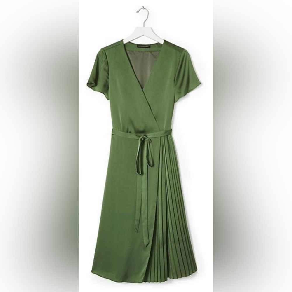 Banana Republic Olive Midi Dress